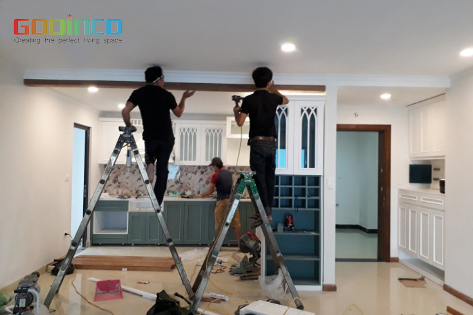 Dịch vụ thi công nội thất tại GODINCO đảm bảo chuyên nghiệp, uy tín và chất lượng