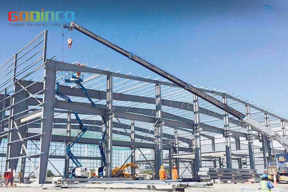 Dịch vụ xây dựng nhà xưởng tại Phúc An sở hữu nhiều ưu điểm vượt trội Dịch vụ xây dựng nhà xưởng tại GODINCO sở hữu nhiều ưu điểm vượt trội
