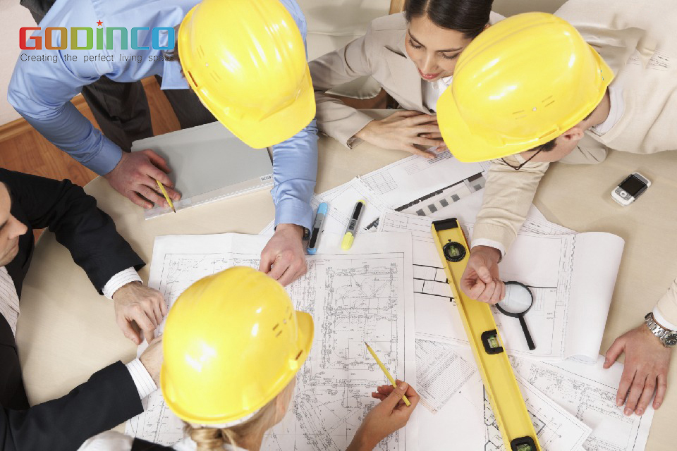 Dịch vụ thiết kế nhà ở tại GODINCO được thực hiện theo quy trình  