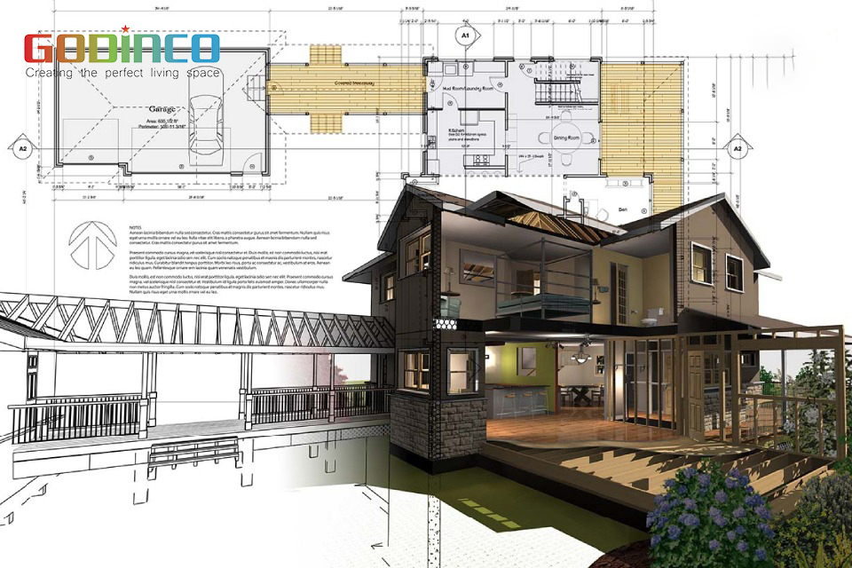 Dịch vụ thiết kế nhà ở GODINCO uy tín, chuyên nghiệp và chất lượng