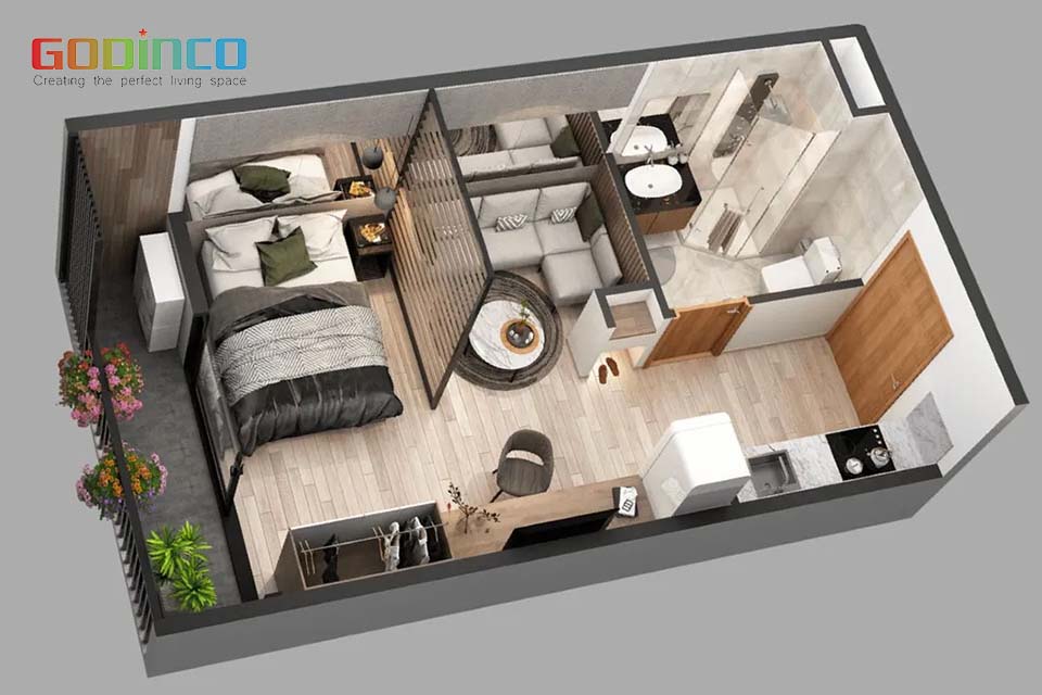 Lắp Đặt Nội Thất Theo Bản Vẽ Bài Trí Nội Thất 2D – 3D